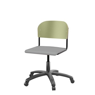 Matte FSC BX -tuoli kaasujousella, iso istuin, musta runko