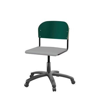 Matte FSC BX -tuoli kaasujousella, iso istuin, musta runko