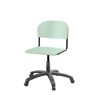 Matte FSC BX -tuoli kaasujousella, iso istuin, musta runko