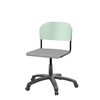 Matte FSC BX -tuoli kaasujousella, iso istuin, musta runko