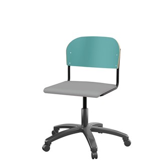 Matte FSC BX -tuoli kaasujousella, iso istuin, musta runko