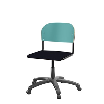 Matte FSC BX -tuoli kaasujousella, iso istuin, musta runko