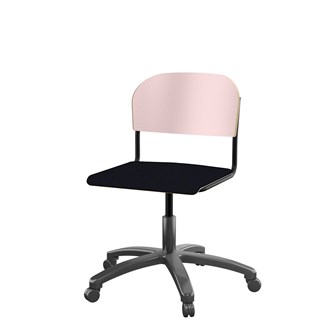 Matte FSC BX -tuoli kaasujousella, iso istuin, musta runko