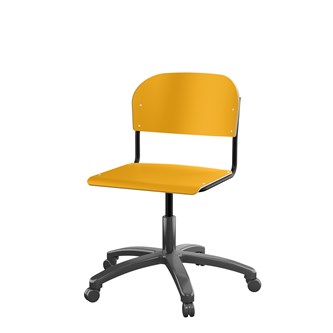Matte FSC BX -tuoli kaasujousella, iso istuin, musta runko