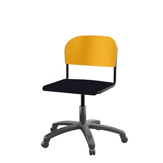 Matte FSC BX -tuoli kaasujousella, iso istuin, musta runko