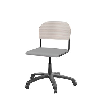 Matte FSC BX -tuoli kaasujousella, iso istuin, musta runko