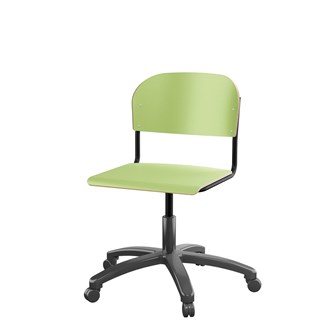 Matte FSC BX -tuoli kaasujousella, iso istuin, musta runko
