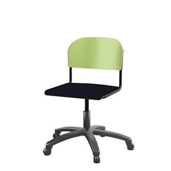 Matte FSC BX -tuoli kaasujousella, iso istuin, musta runko