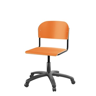 Matte FSC BX -tuoli kaasujousella, iso istuin, musta runko