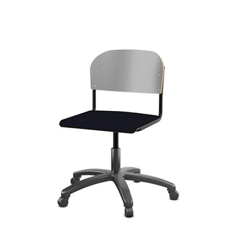 Matte FSC BX -tuoli kaasujousella, iso istuin, musta runko