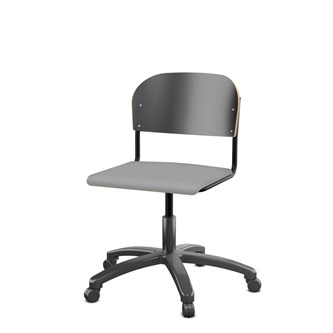 Matte FSC BX -tuoli kaasujousella, iso istuin, musta runko