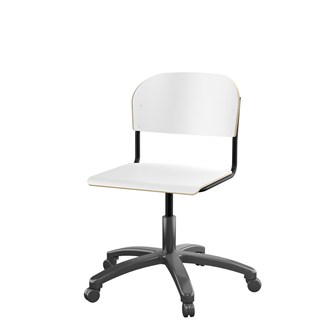 Matte FSC BX -tuoli kaasujousella, iso istuin, musta runko