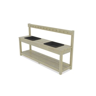 Urban-ulkokeittiö 3–6 -v., 160x40 cm K55/90 cm