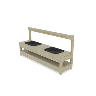 Urban-ulkokeittiö 3–6 -v., 160x40 cm K55/90 cm