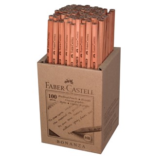 Lyijykynä Faber-Castell Bonanza, matta, HB, 100 kpl