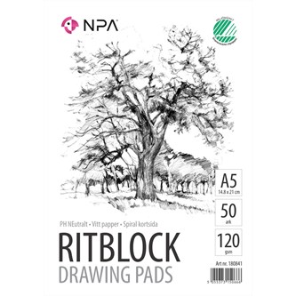 Piirustuslehtiö A5, 120 g