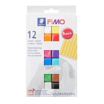 Polymeerimassa Fimo Soft, 12 x 25 g