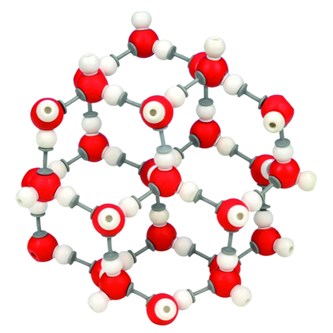 Molekyylimalli, jää