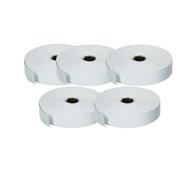 Jaksottimen paperinauharulla, 50 m, 5 kpl