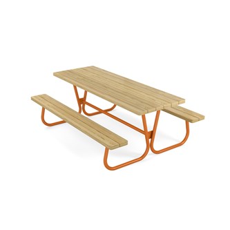 Rörvik piknik-pöytä, mäntyä, 200x70 K72 cm