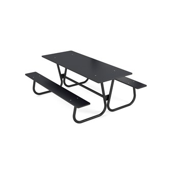 Rörvik piknik-pöytä, massiivilaminaattia, 180x70 K70 cm