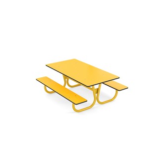 Rörvik piknik-pöytä, massiivilaminaattia, 140x70 K53 cm