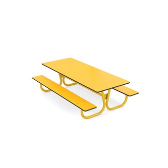 Rörvik piknik-pöytä, massiivilaminaattia, 180x70 K53 cm