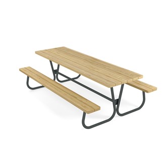 Rörvik piknik-pöytä, mäntyä, 233x70 K72 cm