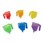 Suppilot, läpinäkyvät, 6 kpl
