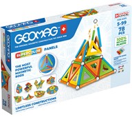 Geomag Supercolor, kierrätysmuovia, 78 osaa