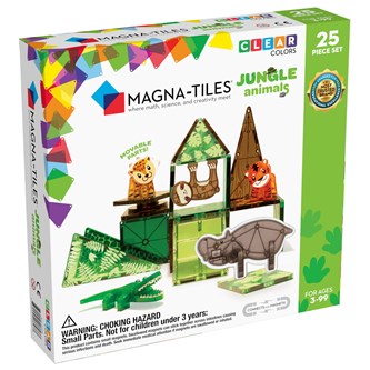 Magna-Tiles viidakon eläimet II, 25 osaa