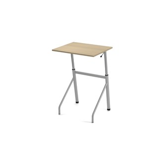 Altudo pöytä DL 70x60 cm, hopea runko