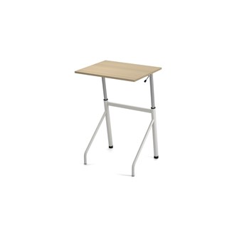 Altudo BX pöytä HPL 70x60 cm, valkoinen runko