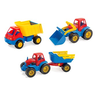 Dantoy Työajoneuvot 30-42 cm, 3 kpl