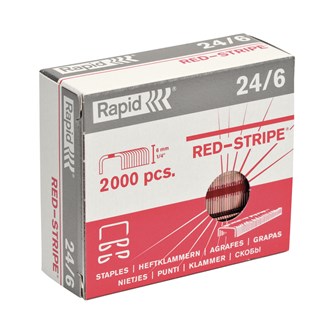 Nitomanasta Rapid Red-Stripe 24/6, 2000 kpl