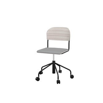 Matte BX tuoli, ik 45-56 cm, korkea ristikko, iso istuin, musta runko