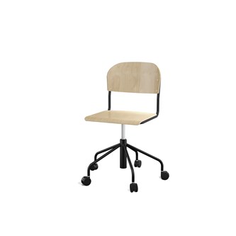 Matte BX tuoli, ik 45-56 cm, korkea ristikko, iso istuin, musta runko