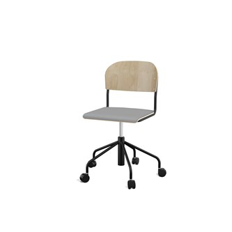 Matte BX tuoli, ik 45-56 cm, korkea ristikko, iso istuin, musta runko