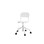 Matte tuoli, ik 45-56 cm, korkea ristikko, pieni istuin, hopea runko