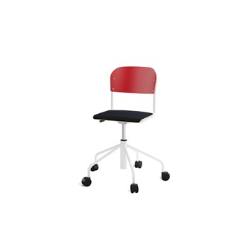 Matte BX tuoli, ik 45-56 cm, korkea ristikko, pieni istuin, valkoinen runko