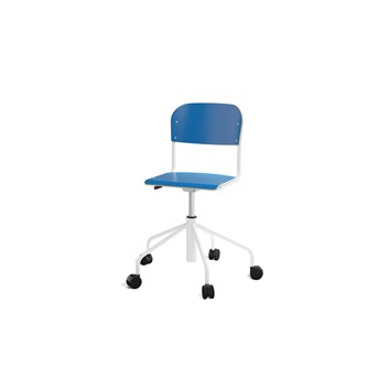 Matte BX tuoli, ik 45-56 cm, korkea ristikko, pieni istuin, valkoinen runko