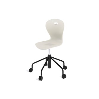 Karoline BX tuoli, large, ik 46-57 cm, korkea ristikko, pyörillä, musta runko