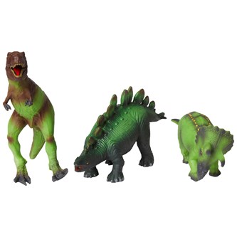 Dinosaurukset, luonnonkumia, 3 kpl