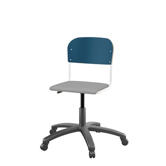 Matte FSC BX -tuoli kaasujousella, pieni istuin, valkoinen runko