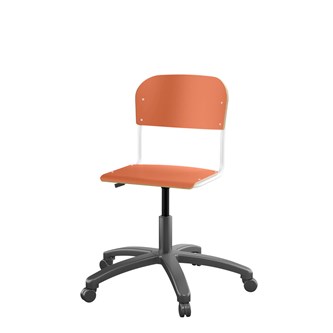 Matte FSC BX -tuoli kaasujousella, pieni istuin, valkoinen runko