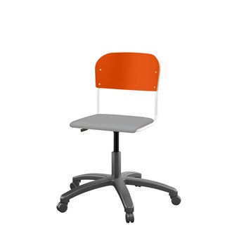 Matte FSC BX -tuoli kaasujousella, pieni istuin, valkoinen runko