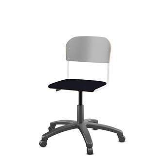 Matte FSC BX -tuoli kaasujousella, pieni istuin, valkoinen runko