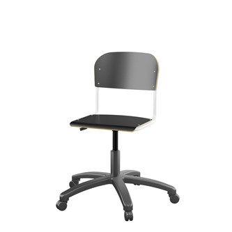 Matte FSC BX -tuoli kaasujousella, pieni istuin, valkoinen runko