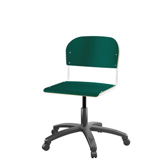 Matte FSC BX -tuoli kaasujousella, iso istuin, valkoinen runko