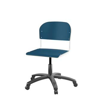 Matte FSC BX -tuoli kaasujousella, iso istuin, valkoinen runko